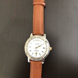 Guess Watch with Brown Leather Band